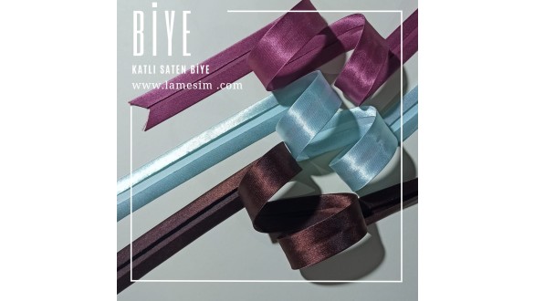 Katlı Saten Biye 
