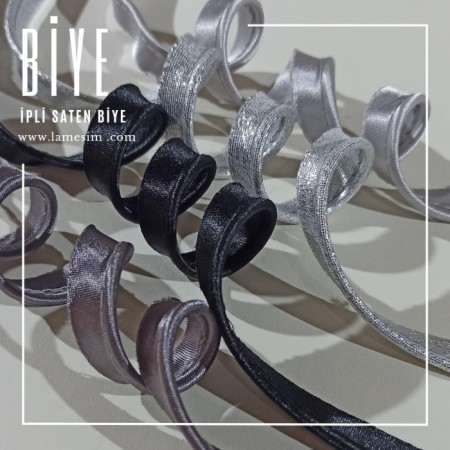 Fitilli Saten Biye Siyah